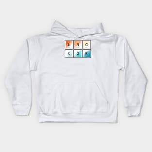 Bangkok City | Periodic Table of Elements Kids Hoodie